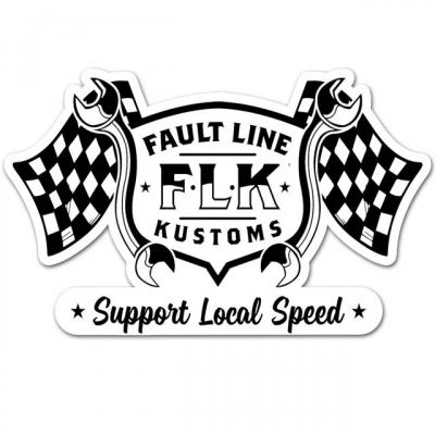 Fault Line Kustoms Badge Sticker